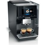 Siemens EQ 700 classic TP717DF6, Kaffeevollautomat in Silber mit intuitivem Full-Touch-Display und Tassenvorwärmer