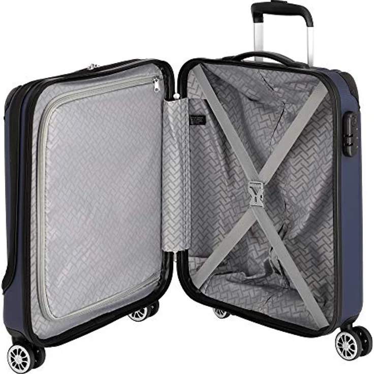travelite 4-Rad Koffer M mit TSA Schloss + Dehnfalte, Gepäck Serie CITY: Robuster Hartschalen Trolley mit kratzfester Oberfläche, 68 cm, 78 Liter (erweiterbar auf 86 L) – Bild 5
