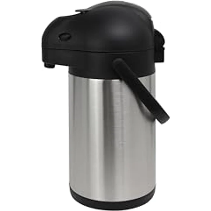 Metro Professional Airpot Pumpkanne 1,9 Liter Isolierkanne Thermoskanne Getränkespender auch für den gewerblichen Einsatz Edelstahl Kaffeekanne – Bild 2