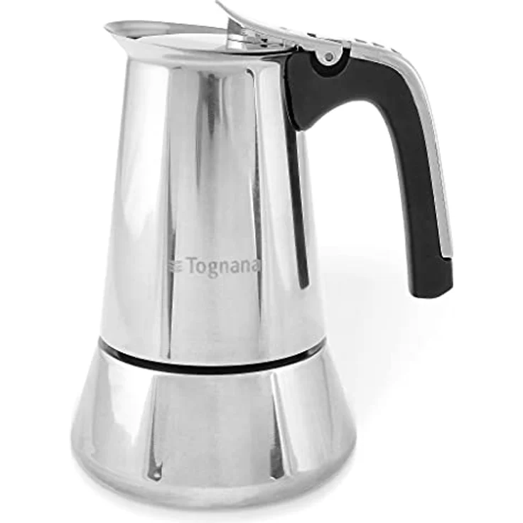 Tognana Riflex Induction Kaffeebereiter 4 Tassen, Edelstahl, Silber – Bild 2