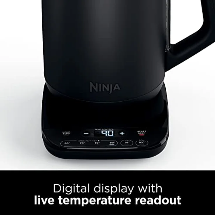 Ninja Perfect Temperature Wasserkocher [KT200UK] Schwarz, 1,7 l, schnelles Kochen, hält Temperatur – Bild 5