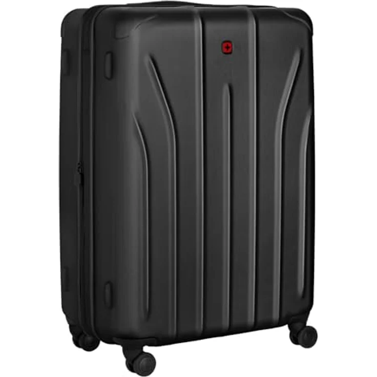 WENGER Trolley Oryson Expandable Hartschalenkoffer, 75 cm, schwarz, 103-121 Liter Volumen, TSA-Zahlenschloss, 4 Lenkrollen – Bild 4