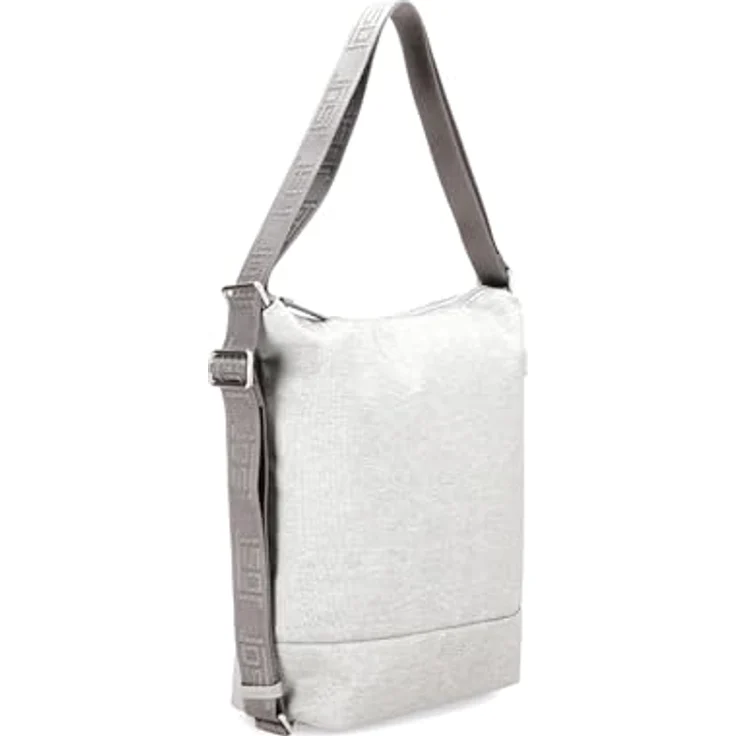 Jost Bergen Umhängetasche 26 cm, wandelbare 2in1 Rucksack-Tasche aus robustem Polyester, grau Damen – Bild 5