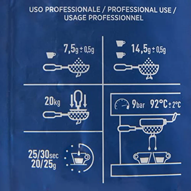 Lavazza Espresso Crema E Aroma 1kg ganze Kaffee-Bohne, Gastronomieware – Bild 3