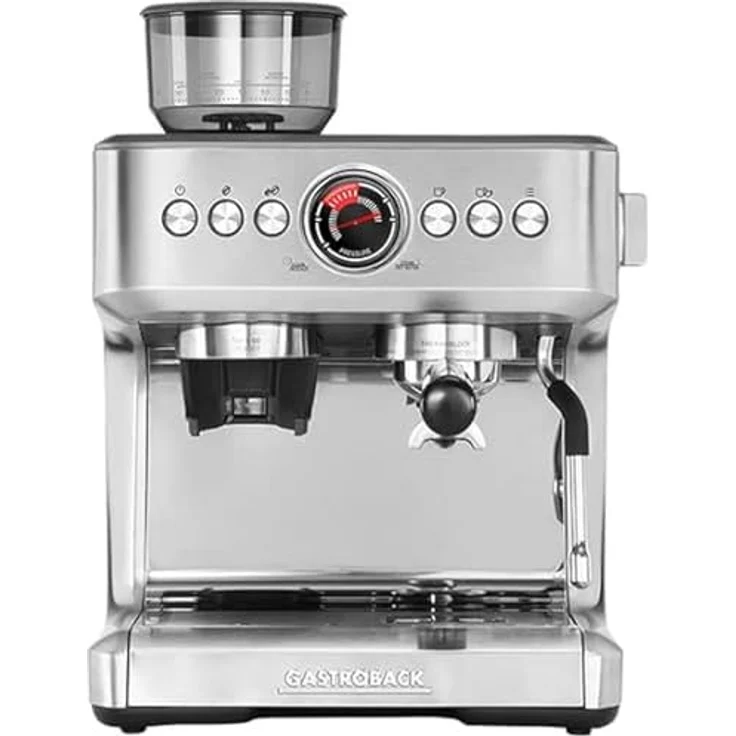 Gastroback Design Espresso Advanced Duo, 42626, programmierbare Siebträger-Espressomaschine mit Zweikreis-Thermoblock-System – Bild 1