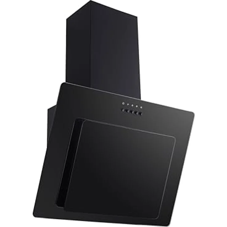 PKM 9039Y1 Glas schwarz Dunstabzugshaube Randabsaugung 60cm Schräg – Bild 3