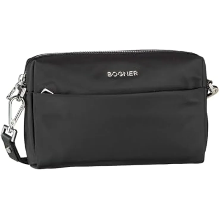 Bogner Klosters Sita Shoulderbag SHZ, Umhängetasche im sportlichen Look, Schwarz