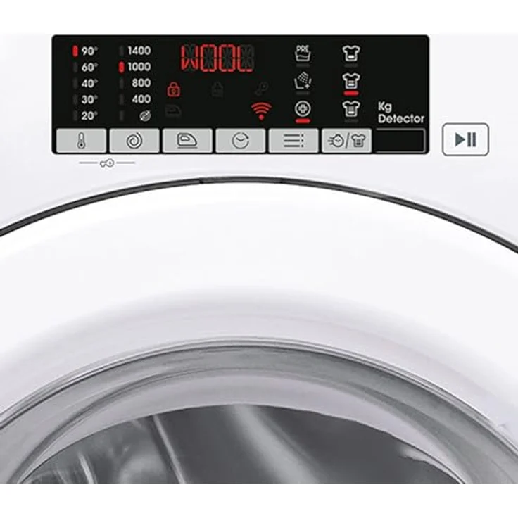 Candy CS 1410TXME1S, Frontlader-Waschmaschine, A, Fassungsvermögen 10 kg, Standgerät, Breite 65 cm, Edelstahltrommel, Restlaufzeitanzeige – Bild 5