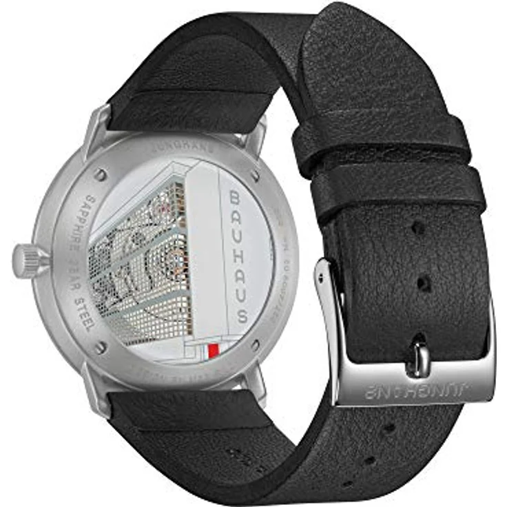Junghans Herren Armbanduhr 027 4009.02 max bill Automatic Bauhaus – Bild 3