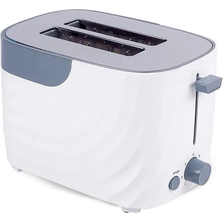 Maestro MR-706 Toaster, 700 W Leistung, Weiß, mit Stoppfunktion und abnehmbarem Krümelauffangbehälter