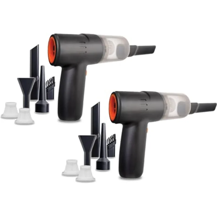 LIVINGTON Vac and Blow - Kabelloser Handstaubsauger mit Saug- & Blas-Funktion - 700W Akku - inkl. Zubehör – Bild 1