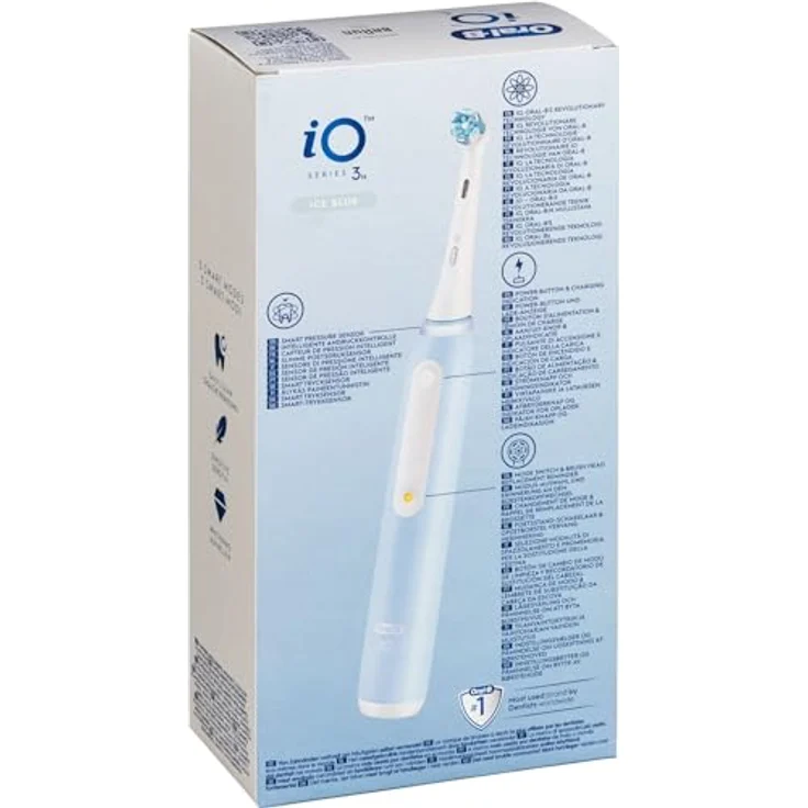 Braun Oral-B iO 3N Elektrische Zahnbürste, Blau, 1 Bürste – Bild 2