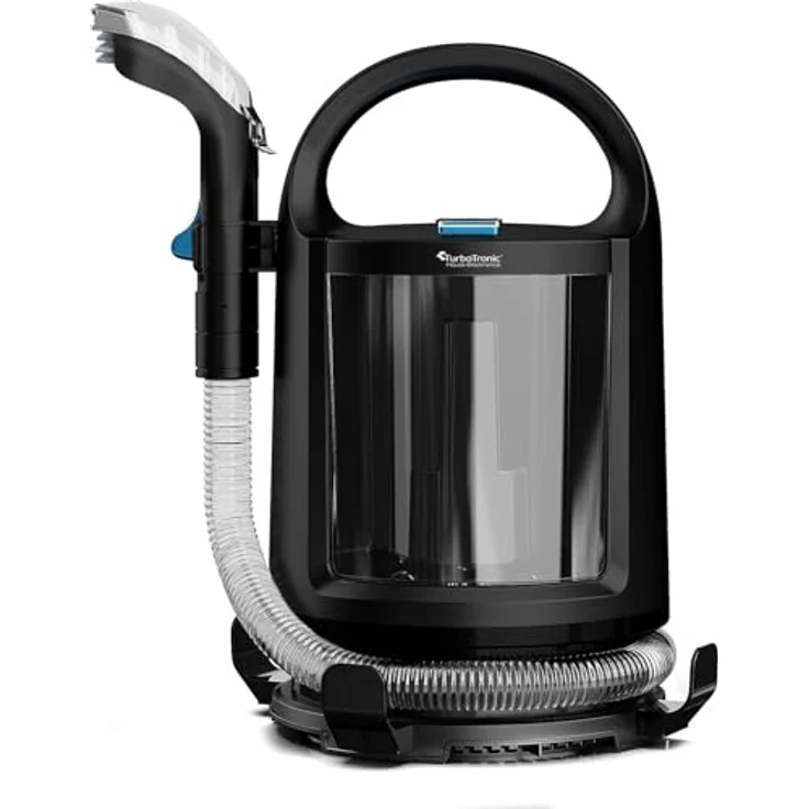 TurboTronic By Z-LINE Multi Waschsauger, 500W Spot Cleaner mit 1,6l Dual Tank, Nass-Sauger Haustier Notfall Teppich Flecken Reiniger Sprühsauger Schwarz – Bild 1