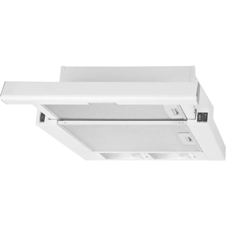 Amica 9FH17161 E Flachschirmhaube, 60 cm Edelstahl, 3-stufige Abluftsystem mit LED-Beleuchtung