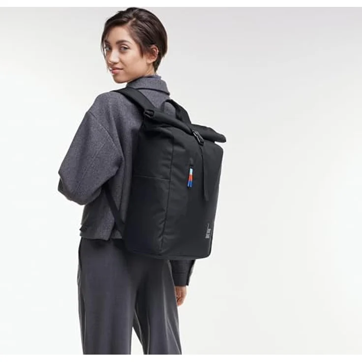 Got Bag Freizeitrucksack Rolltop Easy, 30 cm breit, 15 cm tief, schwarz – Bild 5