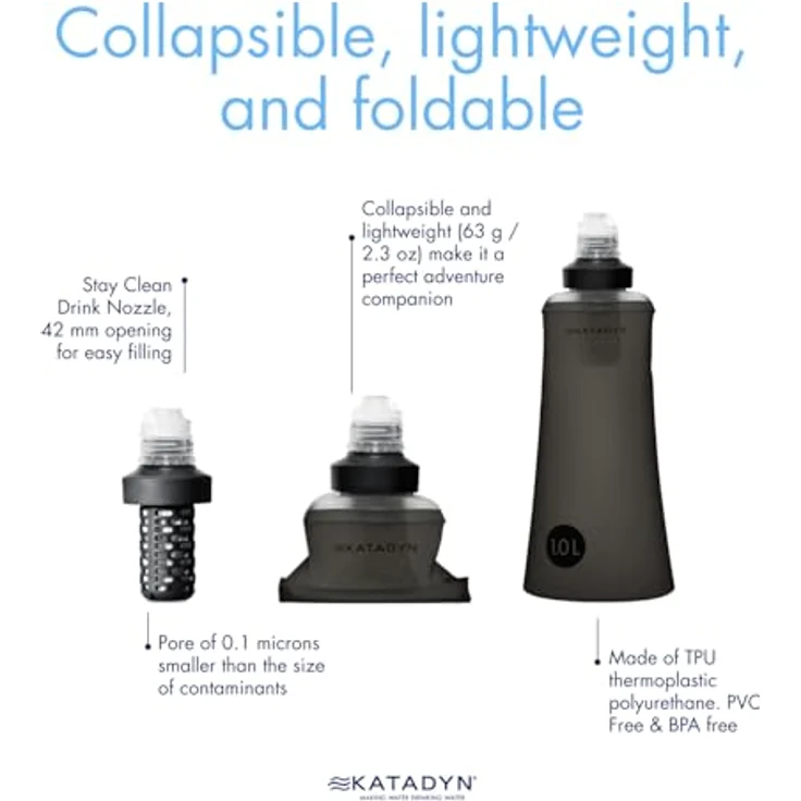 Katadyn Befree Water Filtration System 1.0L Tactical – Bild 4