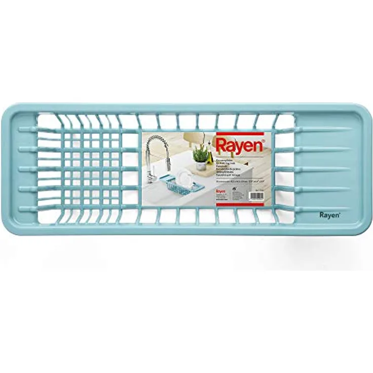 Rayen 2094 Abtropfgestell, Blau, 45,5 x 16,3 x 10 cm, Polypropylen, Medidas
