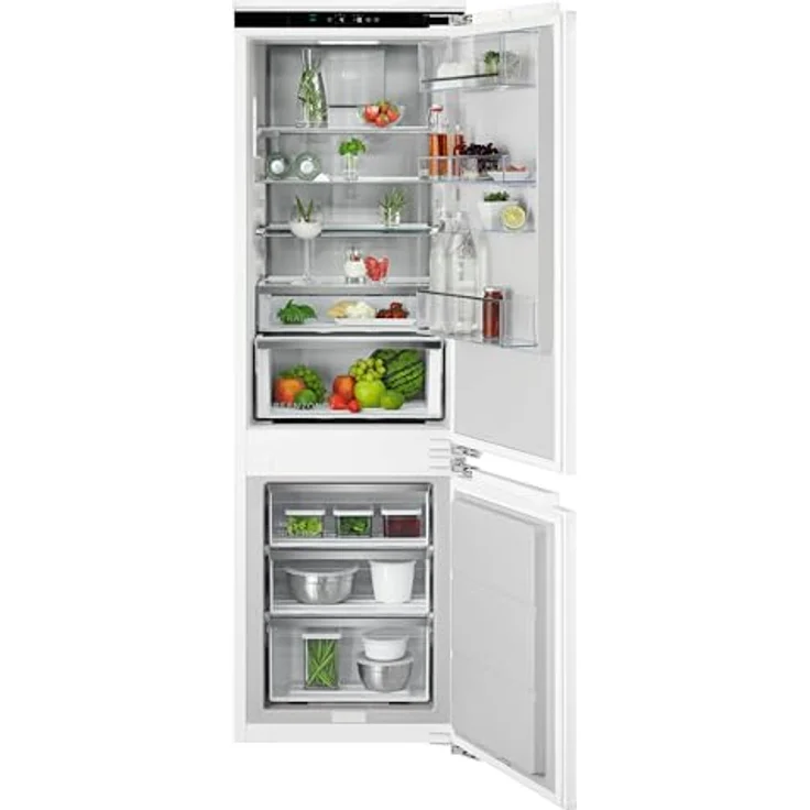 AEG TSC8M18WCC 8000 Kühlgefrierkombination, 245 l, 1769 mm hoch, mit 360° Cooling und TwinTech® No Frost, Weiß – Bild 1