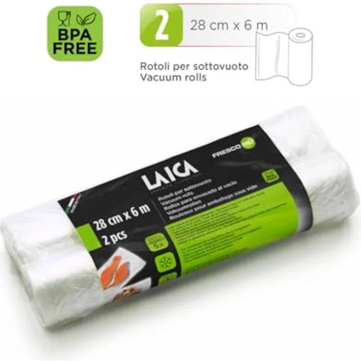 LAICA VT3509 Vakuumiererrollen 60 m (2 Stück) – Bild 6