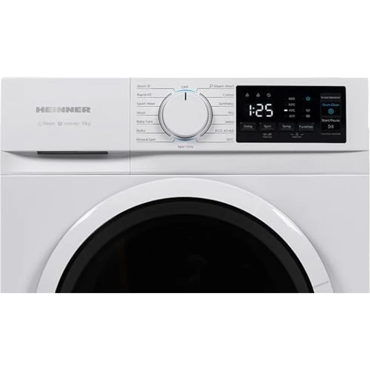 Heinner HWM-M1014IVN, Frontlader-Waschmaschine, 10 kg, A, 1400 U/min, 15 Programme, 73 dB – Bild 2