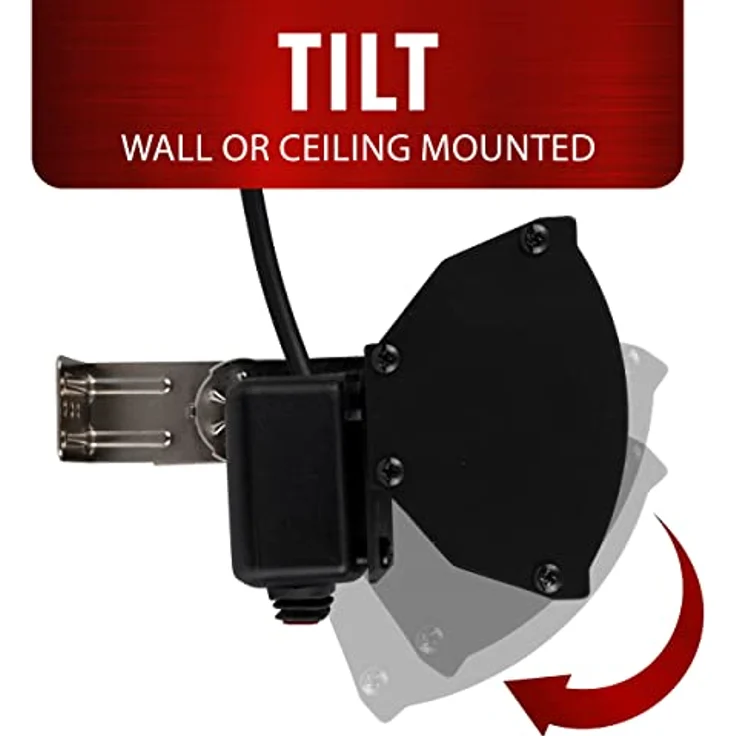 Alpina Garden Heizstrahler Terrasse - 2000 Watt Leistung, Spritzwasserdicht, Schwarz – Bild 6