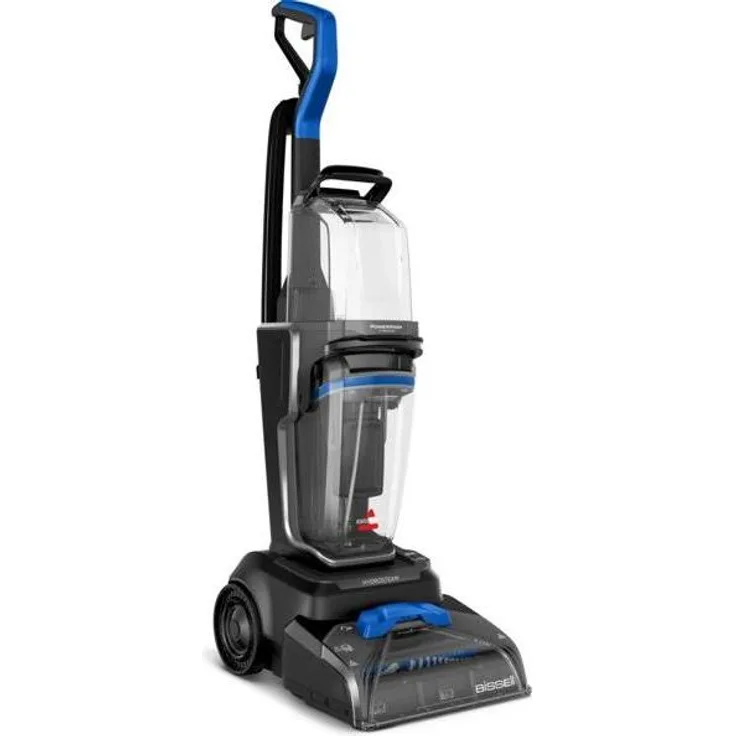 Bissell PowerWash Hydrosteam Teppichreiniger, Nassreiniger mit Dampftechnologie, grau