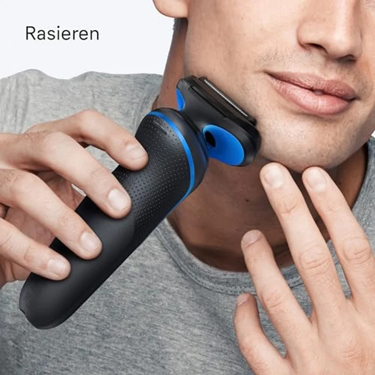 Braun Rasierer Series 5 52-B1000s, elektrischer Folienrasierer mit 50 Minuten Akkulaufzeit, wasserfest und schnelles Laden in 5 Minuten – Bild 6