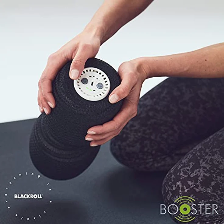 Blackroll Faszienrollen-Set Booster Twin, Massagegerät mit Vibrationskern, schwarz – Bild 3