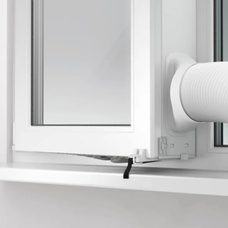 AEG AWKIT5 Premium Window Kit/effiziente Kühlung/energiesparend/passend für alle portablen Klimageräte mit 15 cm Schlauchdurchmesser/grau-weiß – Bild 9