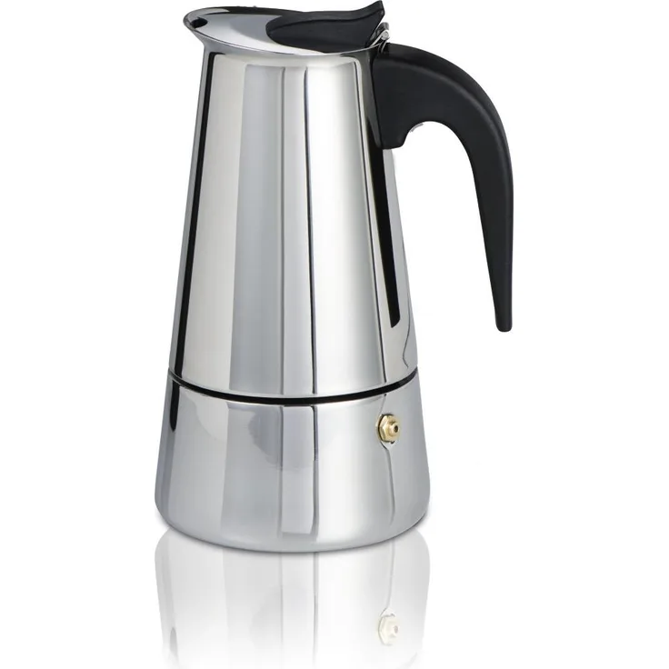 Xavax Espressokocher aus Edelstahl, 250 ml, geeignet für Induktion, Espressokanne