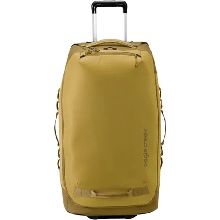 Eagle Creek Expanse Rollkoffer, recyceltes Polyester, Teleskopgriff, Rucksackgurte, erweiterbares Hauptfach, Gold (2-Räder), 85L / 29" – Bild 2