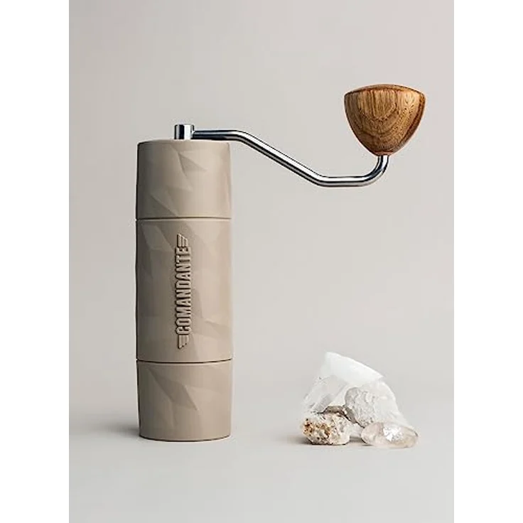 Comandante Kaffeemühle X25 Trailmaster, Handmühle aus QTP® mit Edelstahl-Mahlwerk, Dune – Bild 2