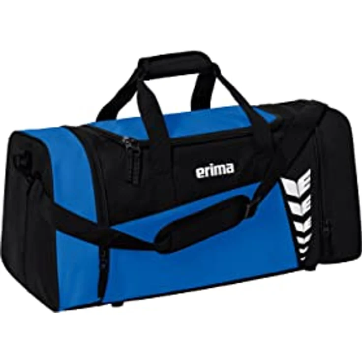 erima Sporttasche Six Wings, praktische Reisetasche mit großem Stauraum für Sportequipment, schwarz – Bild 2