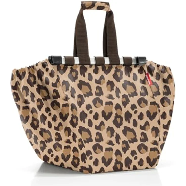 reisenthel Easyshoppingbag Leo Macchiato, Einkaufstasche mit 30 Litern Volumen, wasserabweisend, braun
