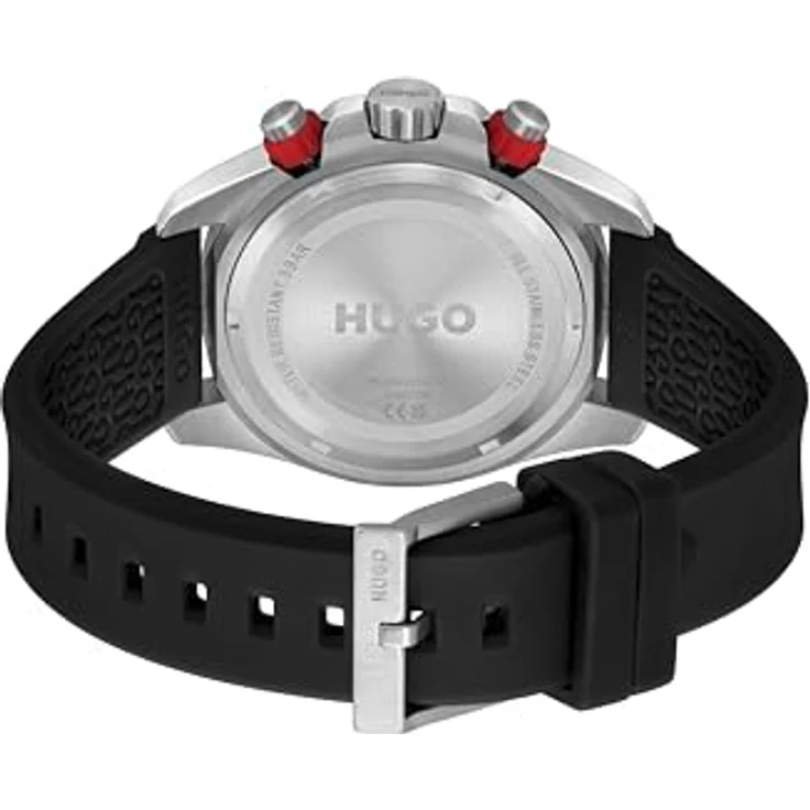 HUGO Multifunktionsuhr #DIVE 1530427, Quarzuhr mit Silikonarmband, analog für Herren, modernes Design – Bild 3
