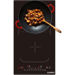 Induktionskochfeld 2 Platten, KB-ELEMENTS Domino Induktionskochfeld mit Flexzonen, Autarkes Induktionskochfeld, 4400 Watt, Rahmenlos, Touch-Bedienung,99Min Timer, Kindersicherung, Aut. Abschaltung