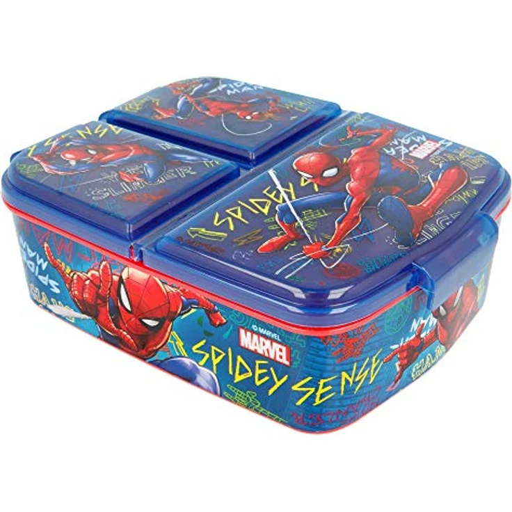 Stor Marvel Spiderman - Brotbox mit 3 Fächern – Bild 3
