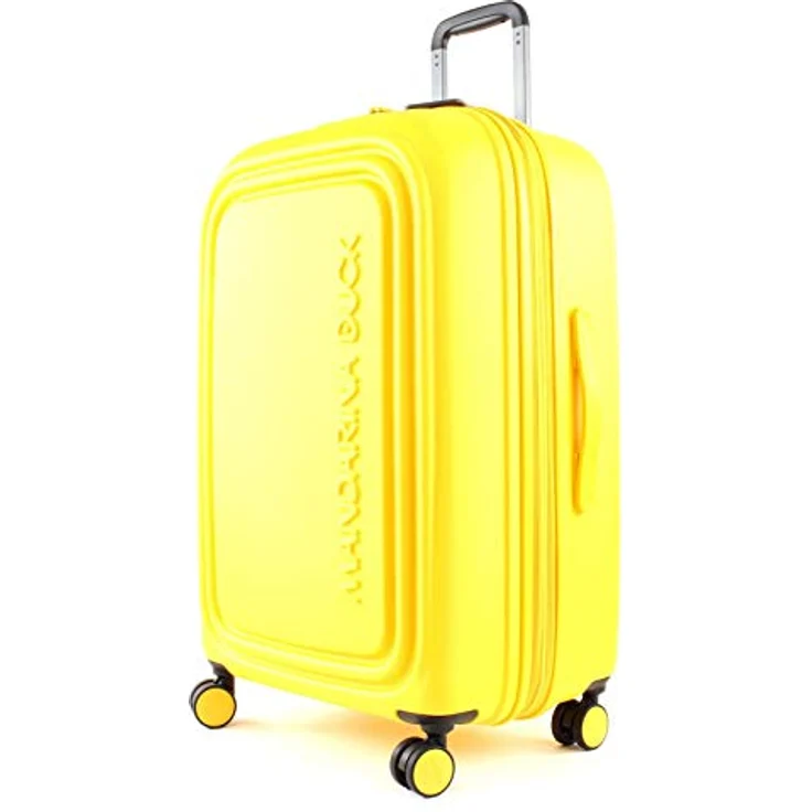 Mandarine Duck LOGODUCK + Trolley MEDIUM EXP Duck Yellow (Gelb) 45 x 69 x 32/35 (BxHxB) – Bild 1