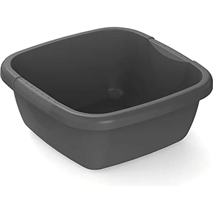 Rotho Daily Becken, Kunststoff (PP recycelt), anthrazit, 8l