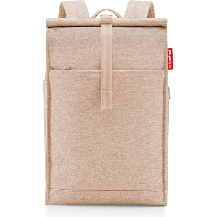 "REISENTHEL® Einkaufsshopper urban rolltop twist coffee - Flexibler Rolltop-Verschluss, wasserabweisend, gepolsterte Schultergurte" – Bild 1