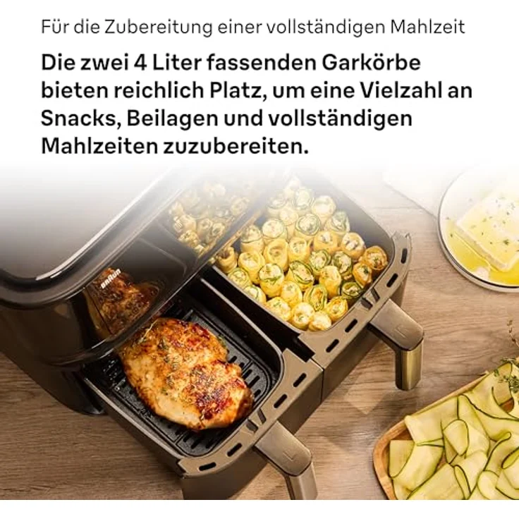 Braun TwinCook 3 Heißluftfritteuse, 50 % schneller, RealAir Technologie, spülmaschinengeeignete Garkörbe – Bild 7