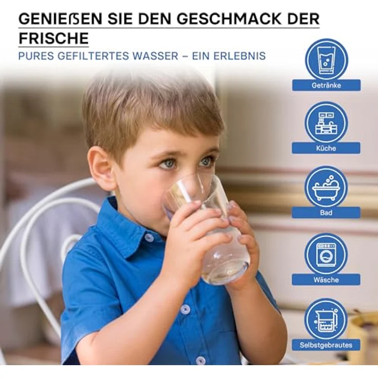 naturewater 3 G Wassertank (11,35 L) für Umkehrosmose Wasser, lebensmittelechter Vorratsbehälter mit Butylkautschuk-Membran – Bild 4