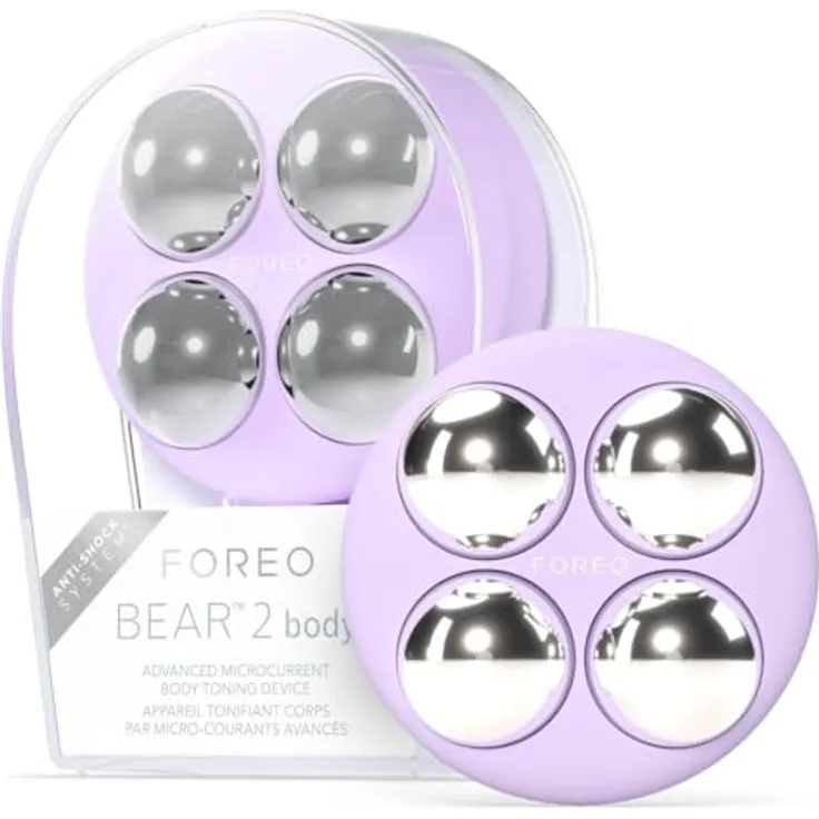 FOREO BEAR™ 2 body, Körperstraffungsgerät mit Mikrostrom und T-Sonic™ Massage, lavendel