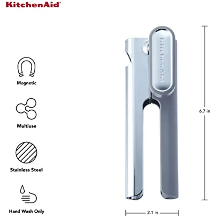 KitchenAid No Mess Multifunktions-Dosenöffner, Einheitsgröße, Grau – Bild 4