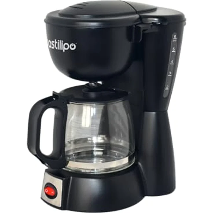 Bastilipo Mokka Goteo 6 - Kaffeemaschine für 6 Tassen - 600 W - Glaskanne - Heizmatte - Sitema Antitropfsohle – Bild 2