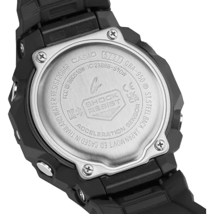 Casio GBA-950-1AER, G-SHOCK Armbanduhr mit robustem Design, schwarz – Bild 8