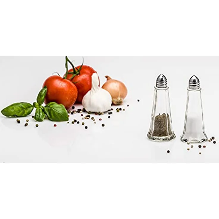 Westmark Salz- und Pfefferstreuer-Set, 2-tlg., Fassungsvermögen je 40 ml, Glas-Rostfreier Edelstahl, New York, Transparent-Silber, 65262270 – Bild 10