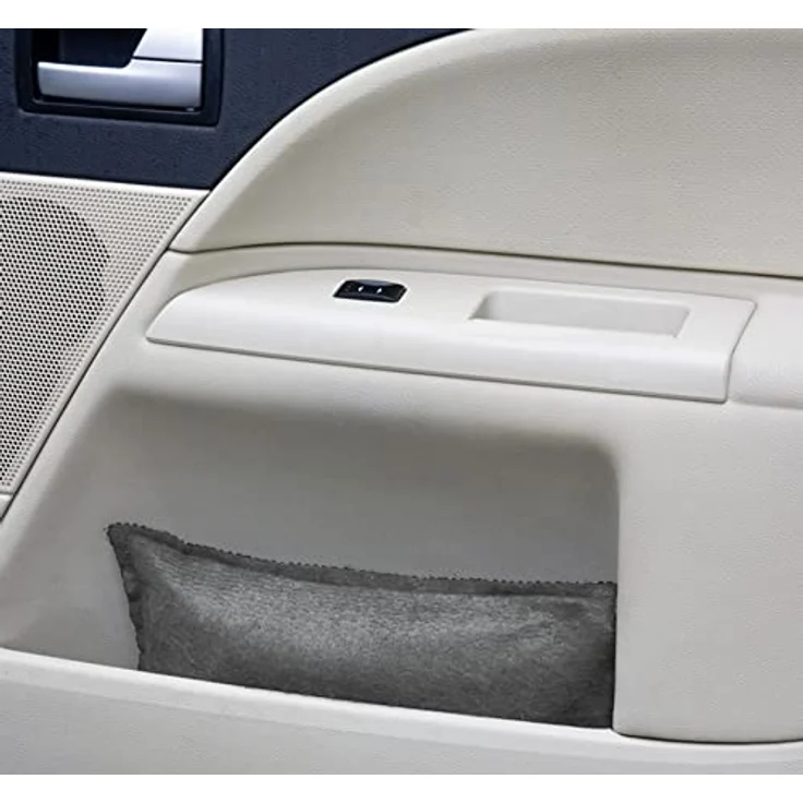 WENKO 77780100 Auto Luftentfeuchter, Luftentfeuchter, 3 Monate wirksam, Filz, 27 x 3,5 x 16 cm, grau – Bild 5