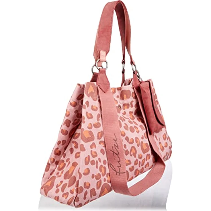 Fritzi aus Preußen Izzy Canvas Shopper Tasche, 45 cm, 100% Baumwolle, pink – Bild 2