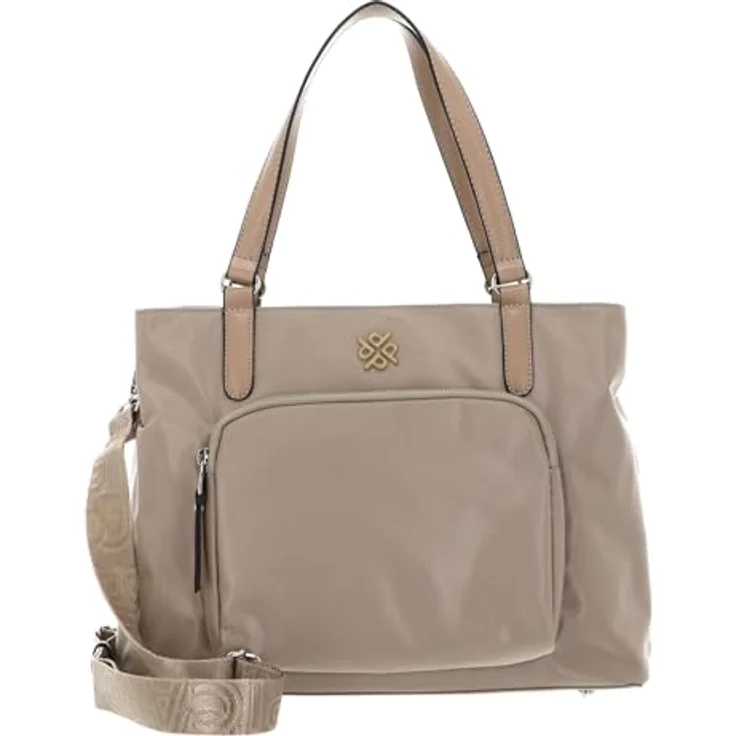 Picard Legere Shopper, stylishe Tote Bag aus strapazierfähigem Nylon, Nude, 33 x 15 x 25 cm – Bild 1